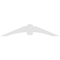 Ekena Millwork Archdale Architectural Grade PVC Gable Bracket, 60"W x 12 1/2"H x 2"D x 6"F, 5/12 Pitch GBP060X13X0206ARC00 - alternate 4